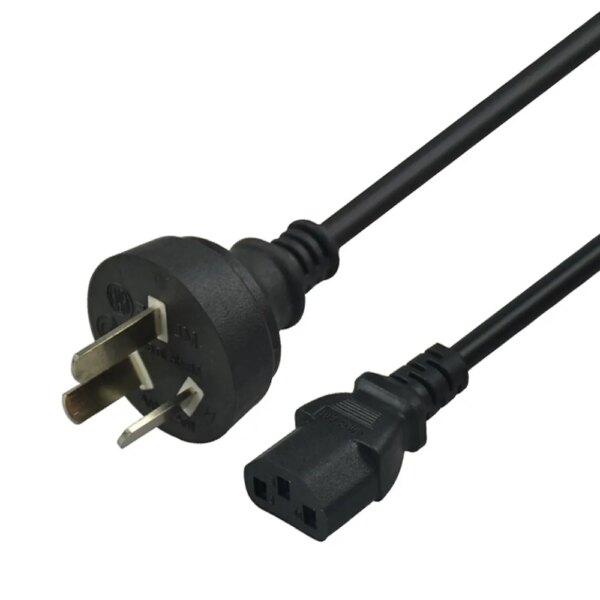 SIPU 1m 1.5m 1.8m 2m Stranded Copper Electric Supply 3 Pin AU Plug AC Black Australia Power Cord Cables
