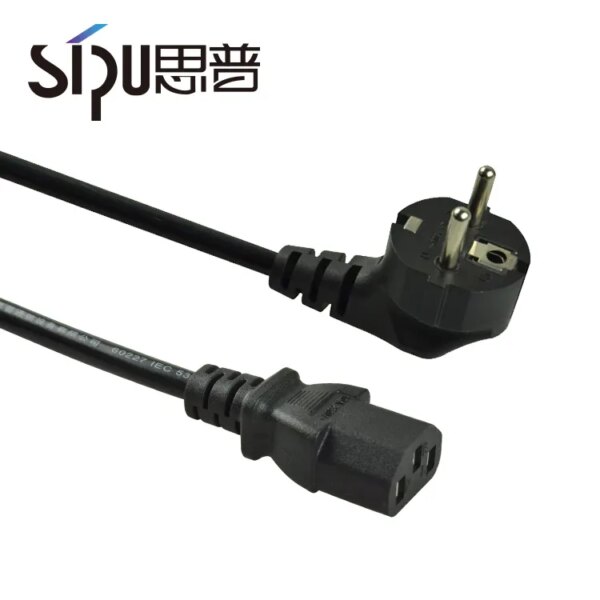 SIPU 3-prong European EU 6ft 6 feet AC wall cord for inspiron lenovo HP sony laptop computer power cord