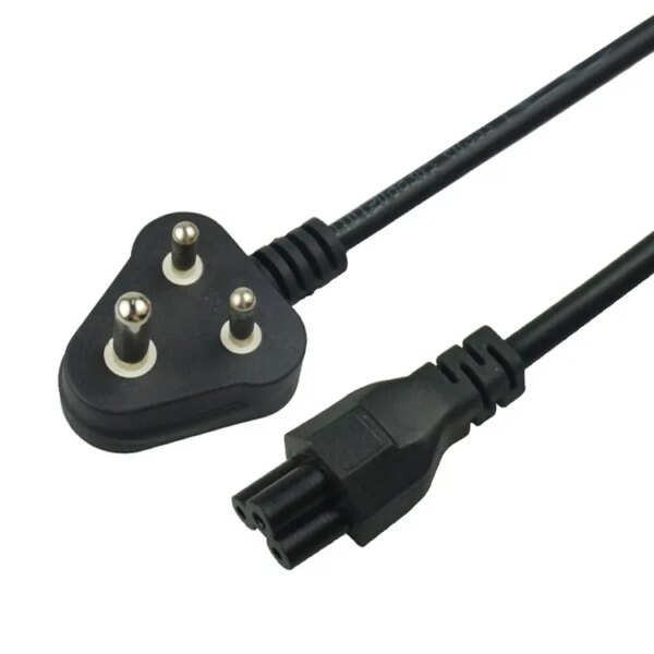 SIPU 3 prong India computer power cord AC power cord south africa India 3 pin plug to C19 1.5mm
