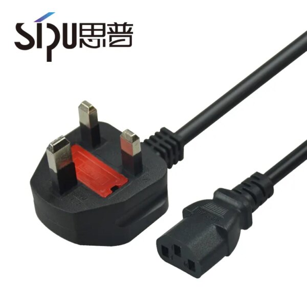 SIPU ce certified electrical laptop power cable specification uk power cord