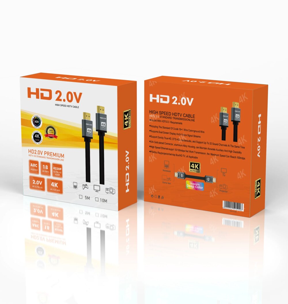 SIPU High Quality 1m 1.5m 1.8m 3m 5m 10m 15m 20m 1080p 3D HDMI HDMI Cable 4K HDMI Cord Audio Monitor Computer Home Use PVC Stock
