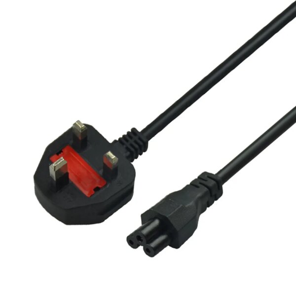 SIPU High Quality 3 Pin UK AC Power Cord Apply to Kettle Port and Laptop Computer Power Cable