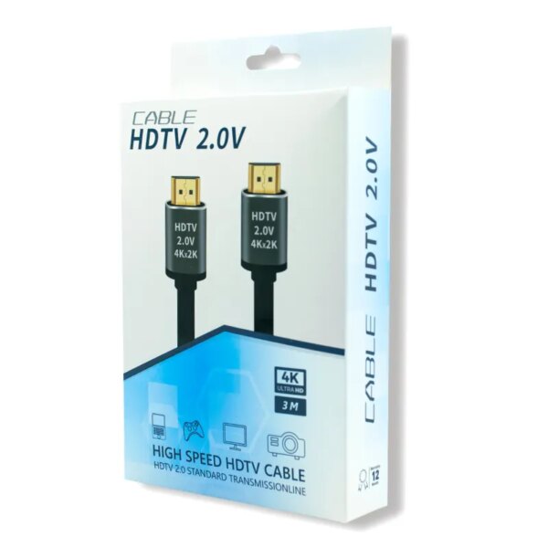 SIPU High-Speed 18Gbps HDMI Cable for 4K HDR 3D 1080P Compatible with Monitor HDTV Computer Home Theater Stock Polybag packing